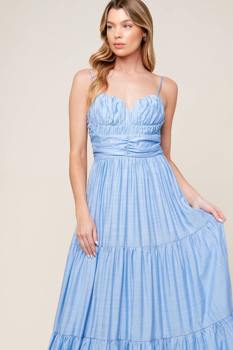 MOMENT MAKER WOVEN MAXI DRESS Flying Tomato